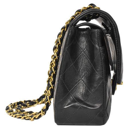 CHANEL シャネル マトラッセ 25 タイムレス Ｗフラップ ココマーク ブラック ゴールド ラムスキン チェーンショルダーバッグ 【中古】 レディース 305595 楽天市場】【シャネル】Chanel マトラッセ25 逆ココマーク ラムスキン
