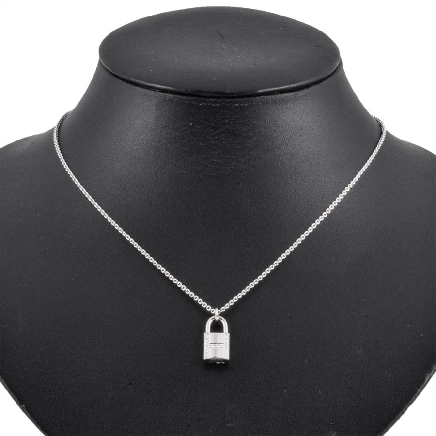HERMES（エルメス） アミュレット カデナ ネックレス K18WG 9.4g