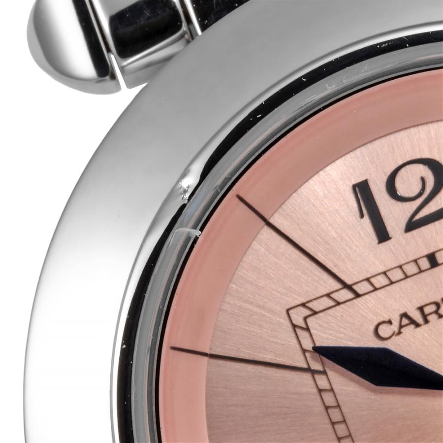 カルティエ Cartier 腕時計 ミス パシャ W3140008 サンレイ ピンク文字盤 SS クオーツアナログ 【中古】 カルティエ CARTIER ミスパシャ W3140008 腕時計 ステンレススチール