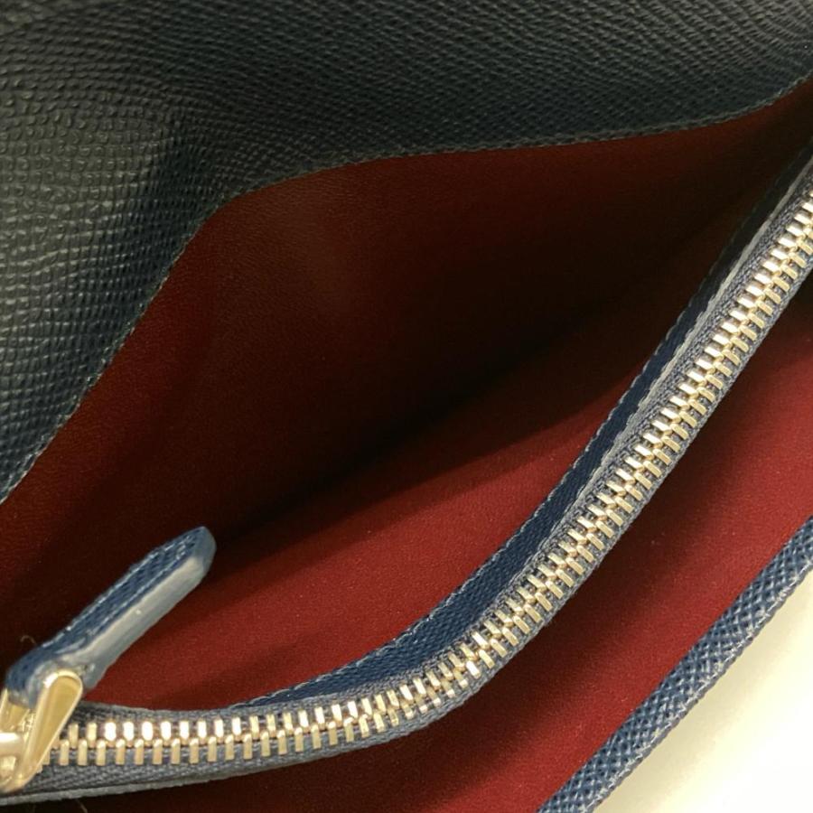 BVLGARI（ブルガリ） ブルガリマン 長財布 レザー 283811 ネイビー