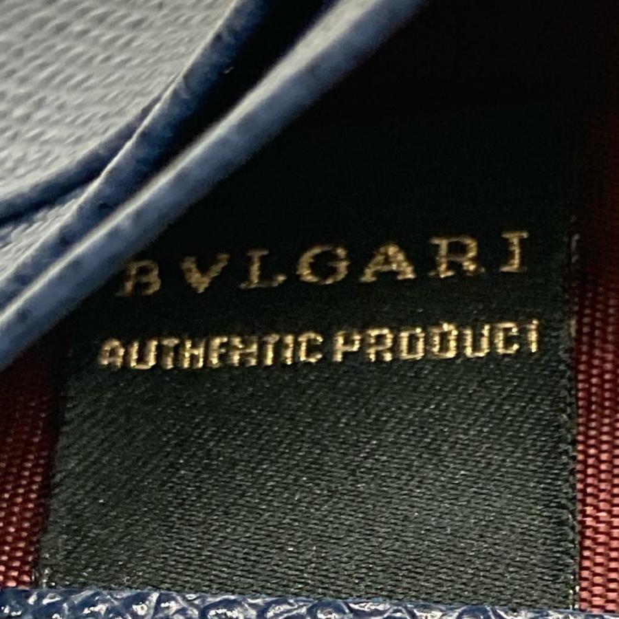 BVLGARI（ブルガリ） ブルガリマン 長財布 レザー 283811 ネイビー