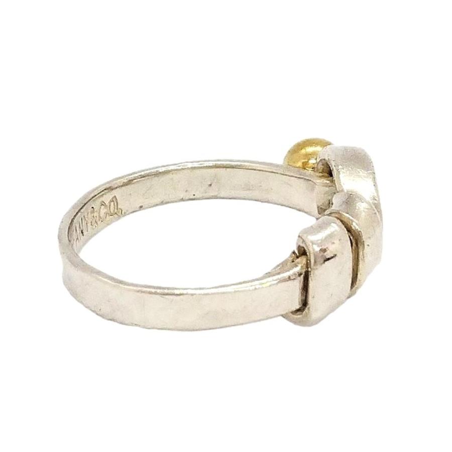 ティファニー ラブノット シルバー925×K18イエローゴールド 7号 TIFFANY&Co. ティファニー Tiffany&Co. ラブノット 約7号 リング