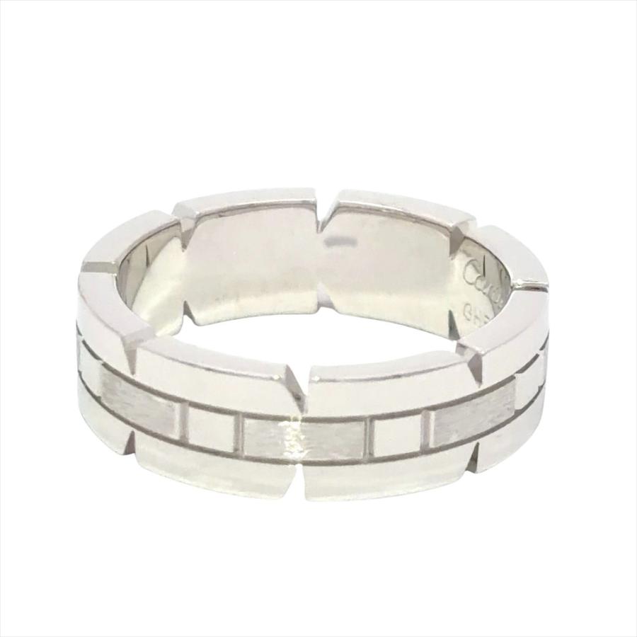 カルティエ Cartier タンクフランセーズ リング 指輪 #53 K18WG 9.3g ホワイトゴールド レディース_2