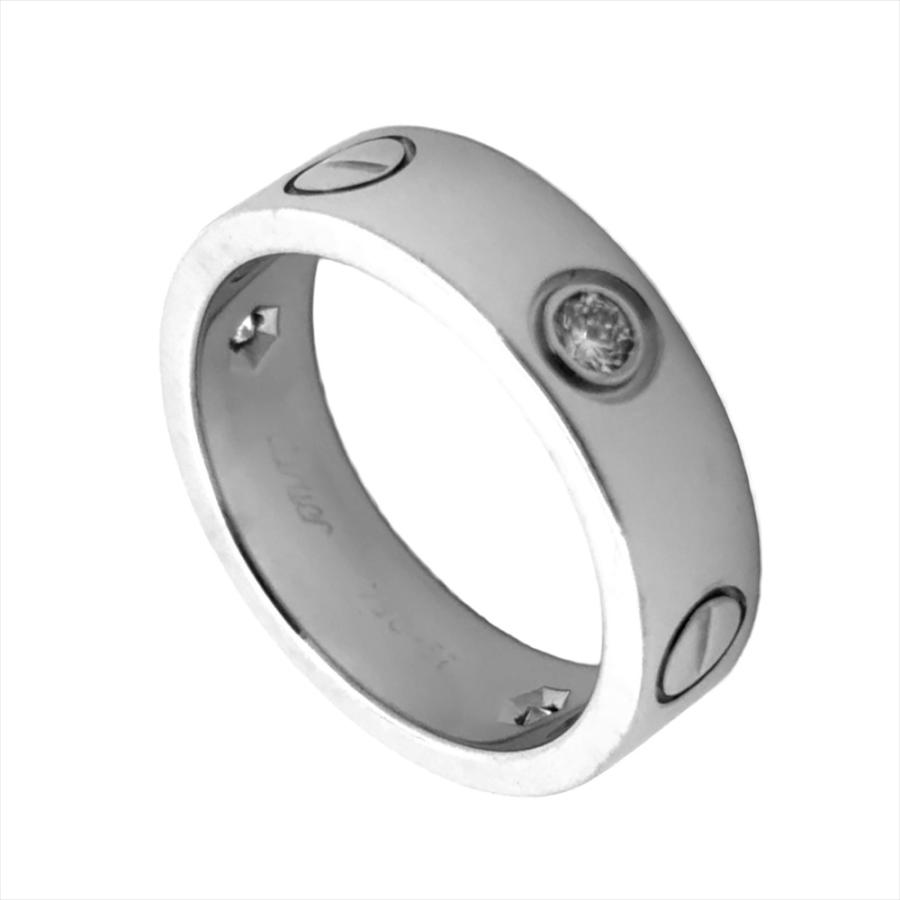 Cartier カルティエ リング 指輪 シルバーカラー Cartier（カルティエ） Cartier 3P ダイヤ ラブリング リング 指輪