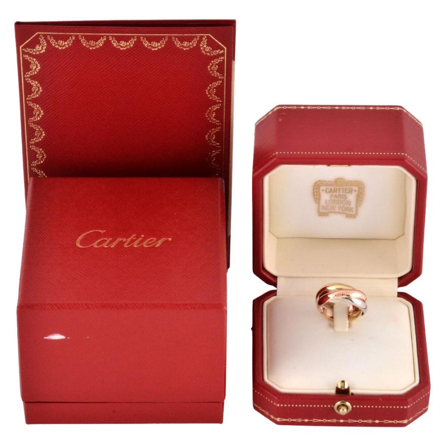 Cartier カルティエ トリニティ MM クラシック リング 指輪 #49