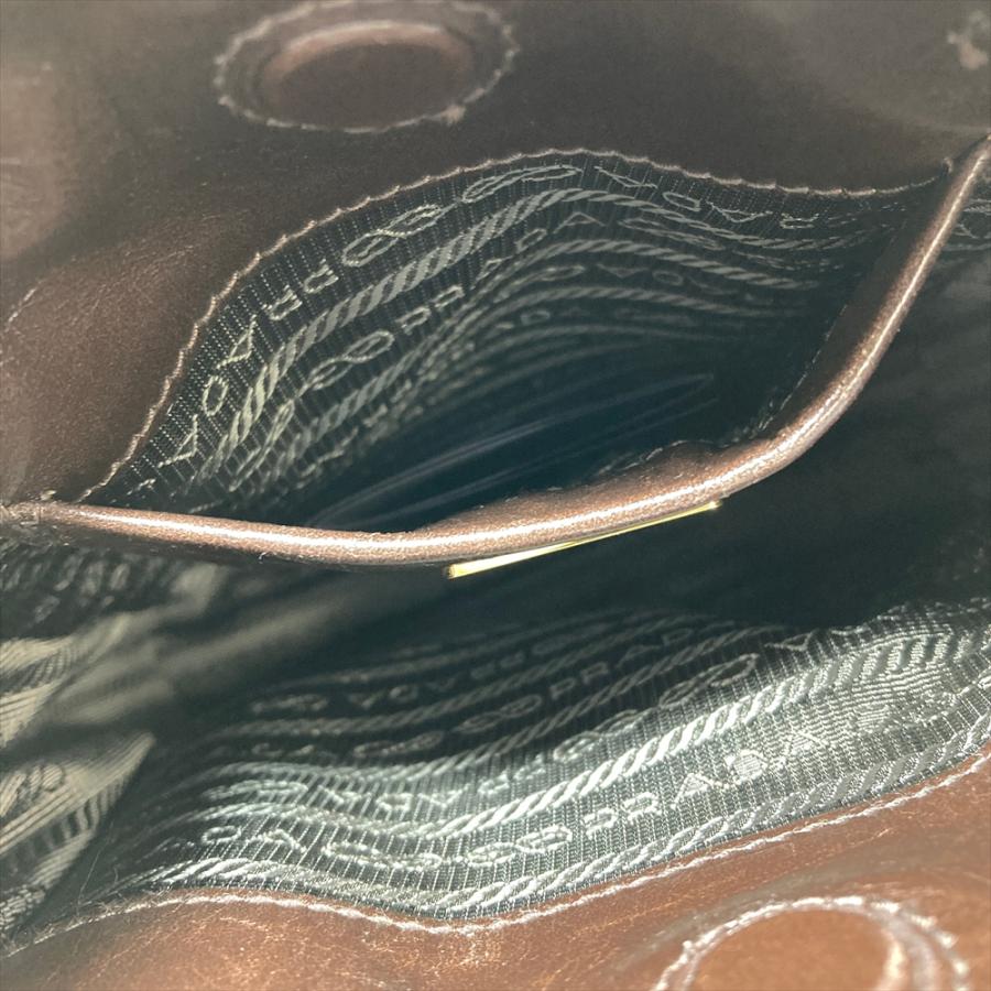 PRADA（プラダ） ボニー ミニ ショルダーバッグ 2WAY レザー 1BH229