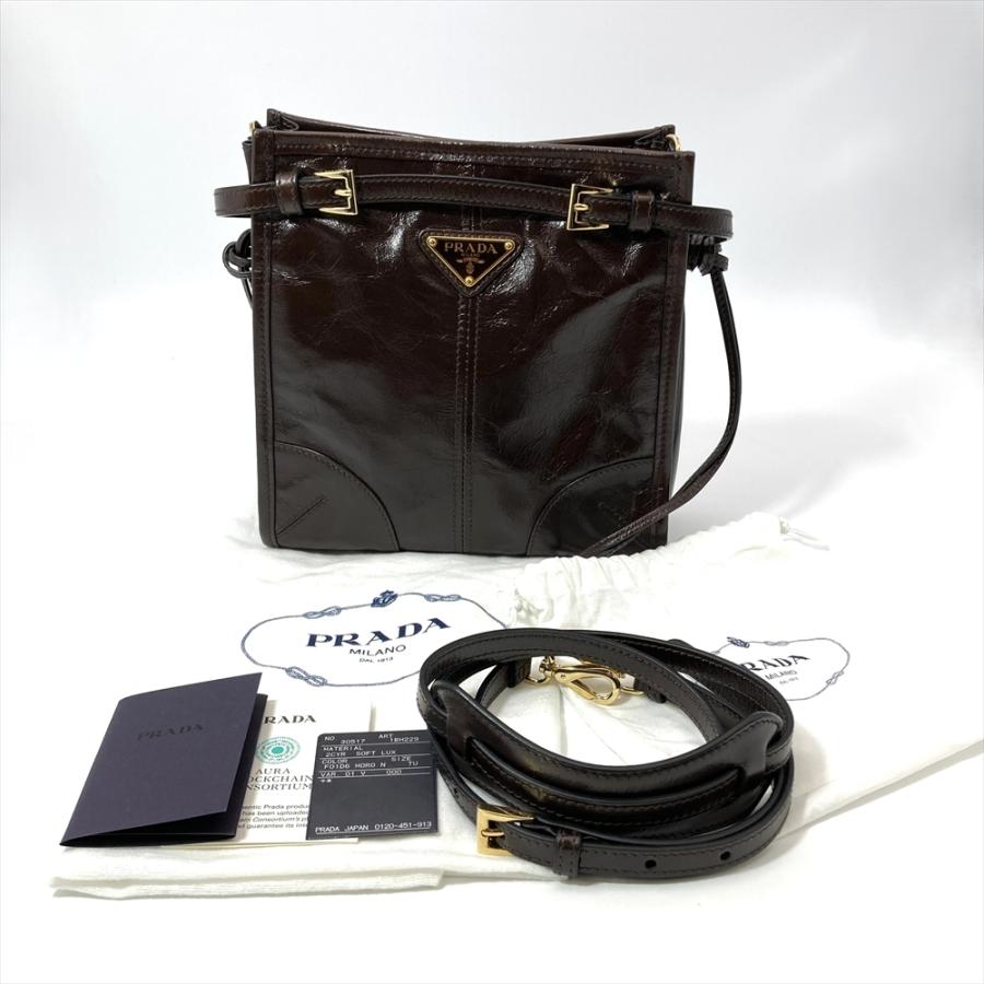 PRADA（プラダ） ボニー ミニ ショルダーバッグ 2WAY レザー 1BH229