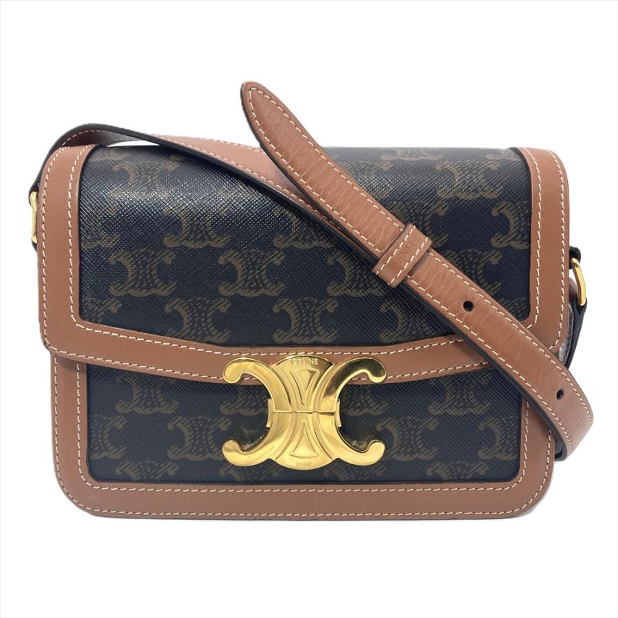 CELINE（セリーヌ） ティーントリオンフ ショルダーバッグ キャンバス