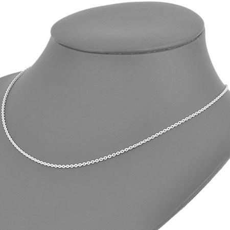BVLGARI ブルガリ　ネックレス　チェーン　シルバー　ビーゼロワン BVLGARI（ブルガリ） ビーゼロワン ネックレス チェーン 41cm K18WG