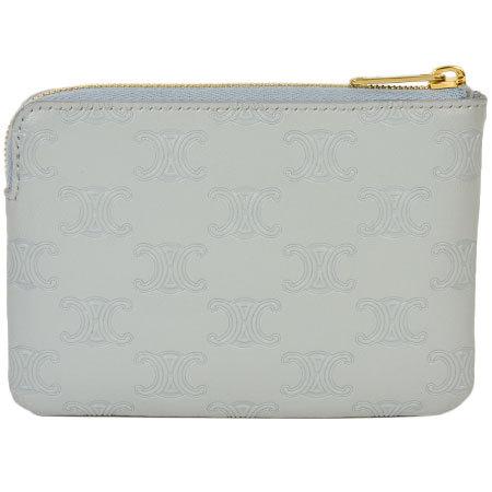 セリーヌ　CELINE コイン＆カードケース　 トリオンフ　シルバー CELINE セリーヌ トリオンフ コインケース カードケース