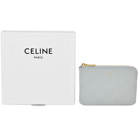 セリーヌ　CELINE コイン＆カードケース　 トリオンフ　シルバー CELINE セリーヌ トリオンフ コインケース カードケース