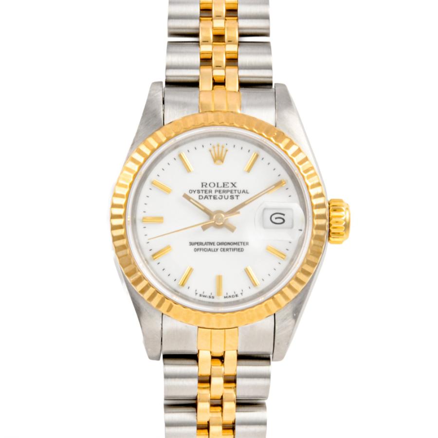 デイトジャスト ロレックス ROLEX 69173 腕時計 自動巻 ホワイト文字盤