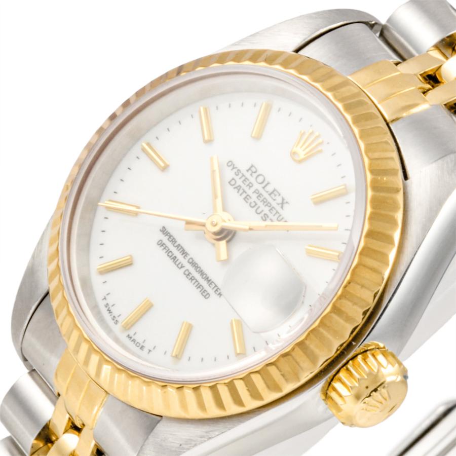デイトジャスト ロレックス ROLEX 69173 E番 腕時計 自動巻 ホワイト