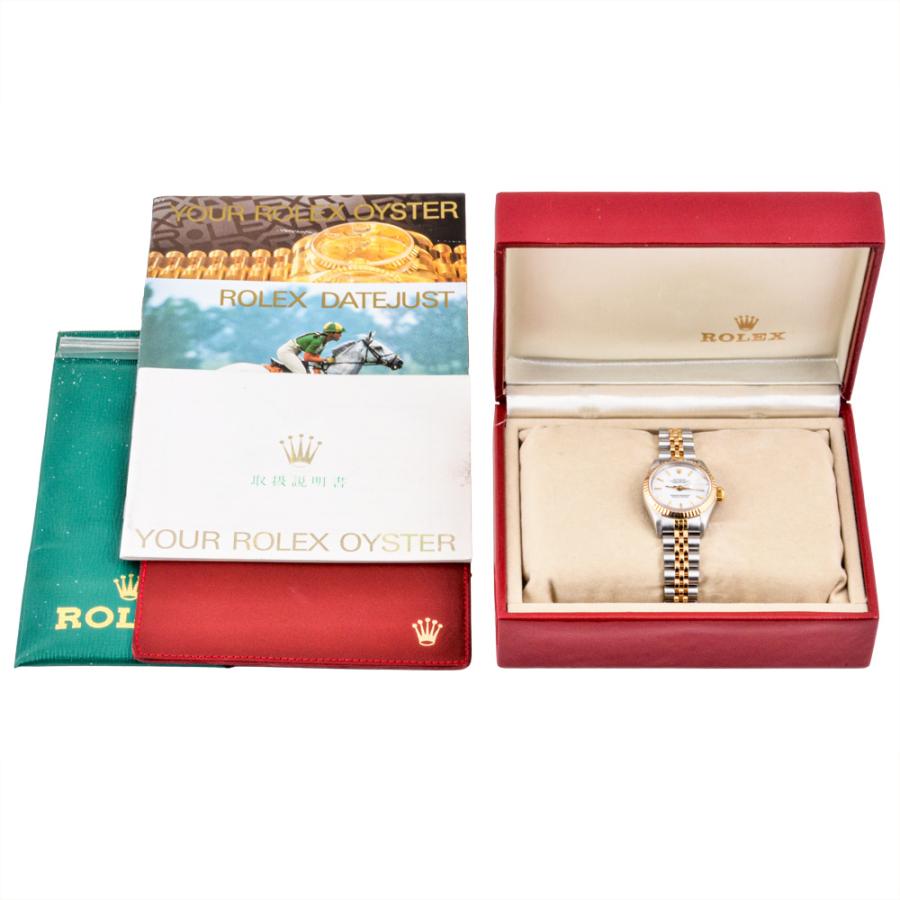 デイトジャスト ロレックス ROLEX 69173 E番 腕時計 自動巻 ホワイト