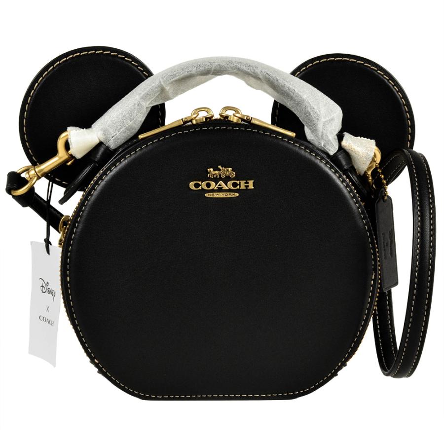 COACH コーチ ディズニー ミッキーマウス ショルダーバッグ レザー