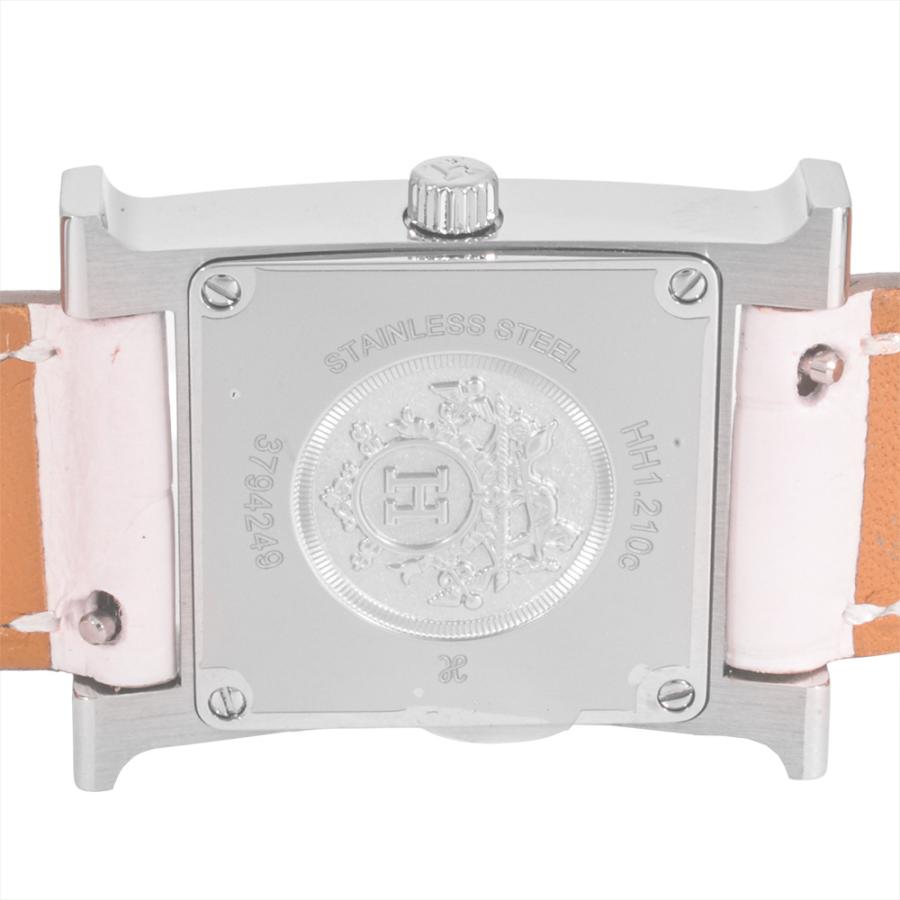 HERMES クォーツ腕時計 ホワイト文字盤 HERMES（エルメス） HERMES HH1.210C Hウォッチ 腕時計 クォーツ