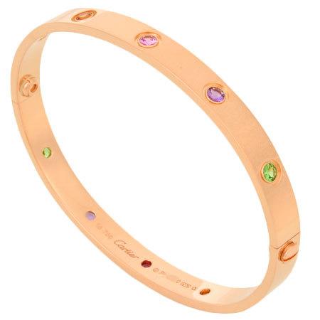 LOVE（Cartier） カルティエ Cartier LOVE ブレスレット K18PG マルチ