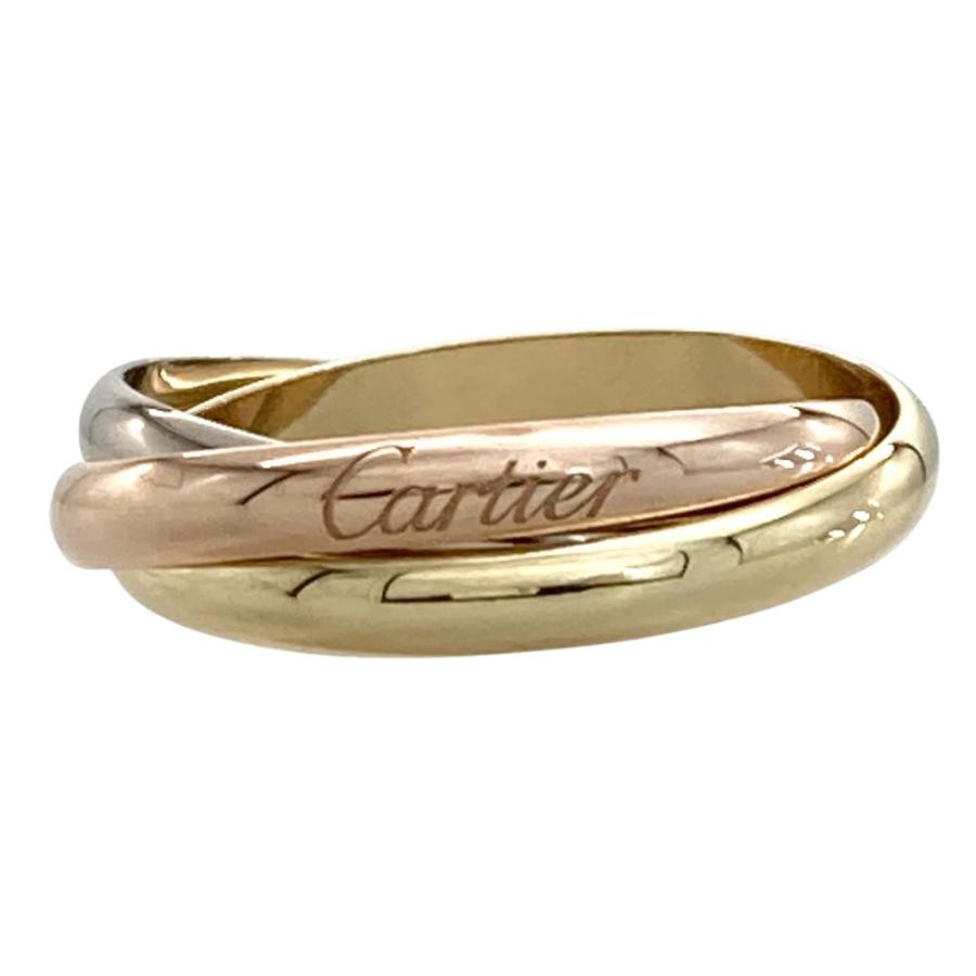 カルティエ Cartier トリニティ SM #58 リング 指輪 K18YG K18PG K18WG 3カラー イエロー ピンク ホワイト スモール レディース_2