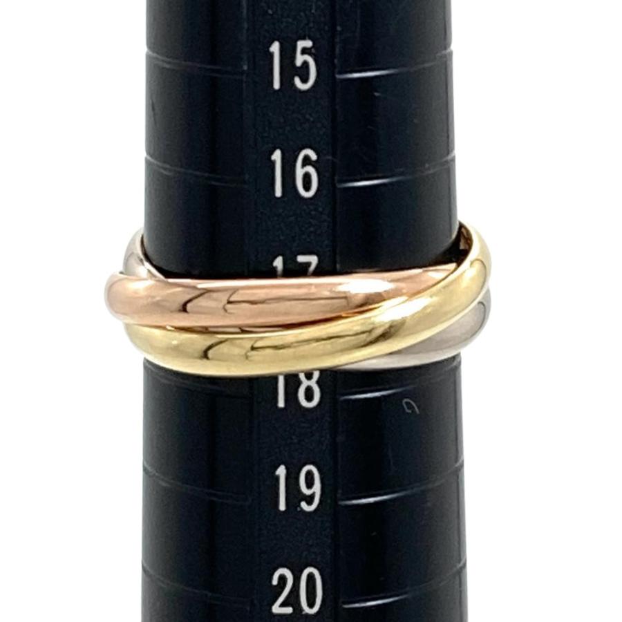 カルティエ Cartier トリニティ SM #58 リング 指輪 K18YG K18PG K18WG 3カラー イエロー ピンク ホワイト スモール レディース_7