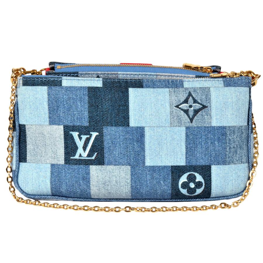 ルイヴィトン デニム モノグラム ミュルティ ポシェット アクセソワール M44990 ショルダーバッグ LOUIS VUITTON（ルイ・ヴィトン） ミュルティ ポシェット アクセ