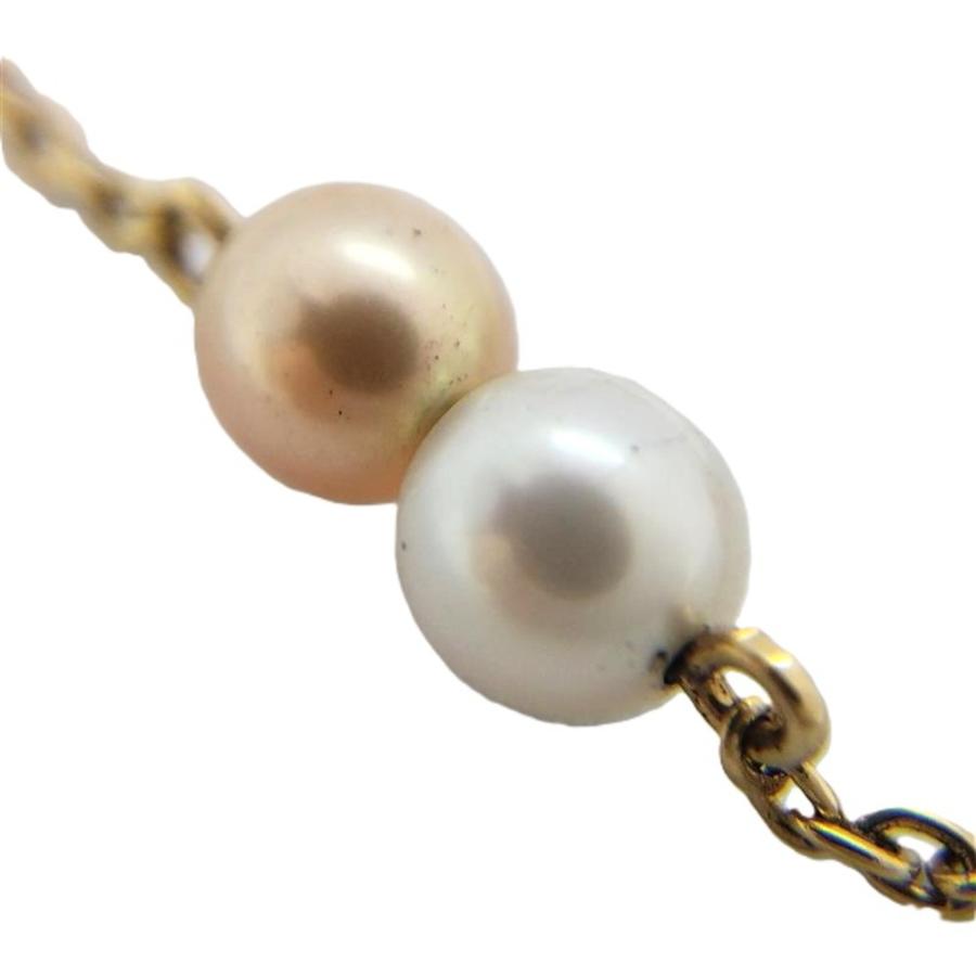 タサキ TASAKI 10P 淡水パール ブレスレット K18 ゴールド : ゴールド