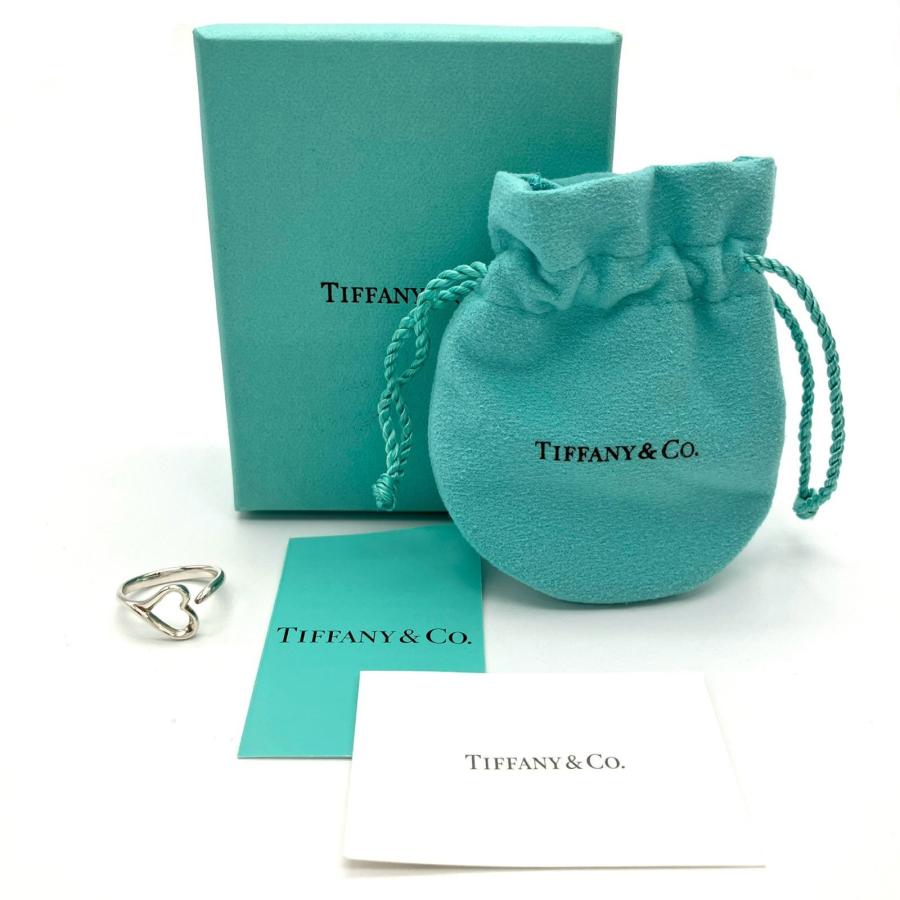 Tiffany & Co. オープンハートリング　13号 Tiffany & Co ティファニー オープンハート リング 指輪