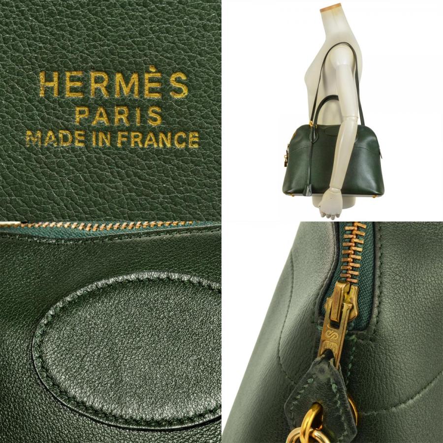ボリード エルメス HERMES 35 ハンドバッグ 2WAY アルデンヌ 〇U刻印