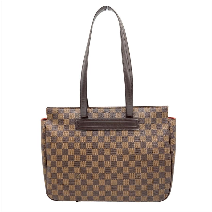 本物 ルイヴィトン LOUIS VUITTON LV パリオリ PM ダミエ エベヌ ショルダーバッグ トートバッグ ブラウン N51123 Parioli ビトン バッグ 中古 LOUIS VUITTON - 本物 ルイヴィトン LOUIS VUITTON LV バリオリ PM