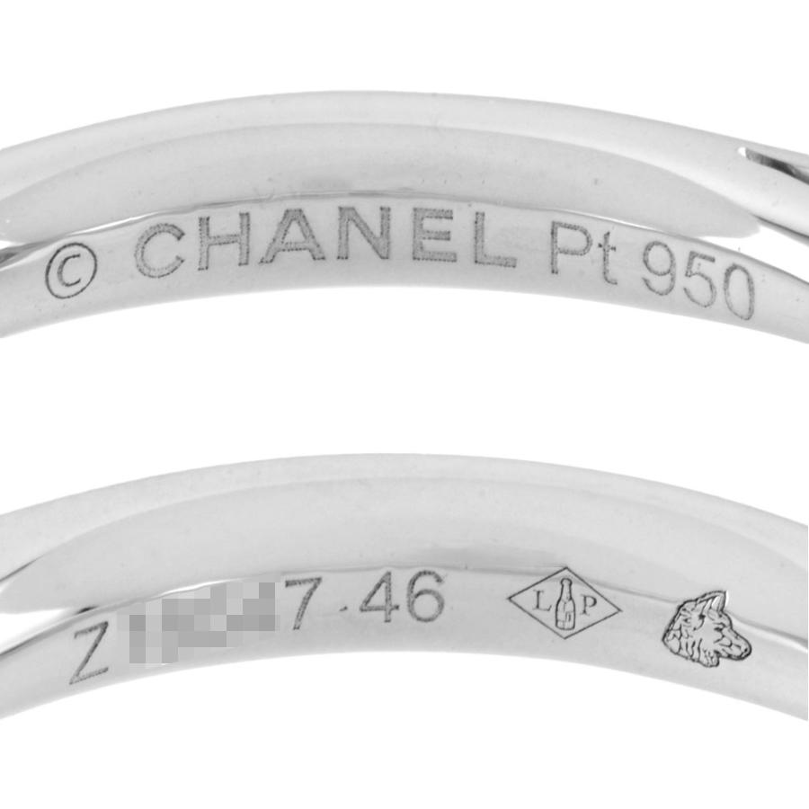 CHANEL プラチナ 3P ダイヤモンドリング CHANEL - シャネル リング ダイヤ ダイヤモンド ウルトラ J12 1P
