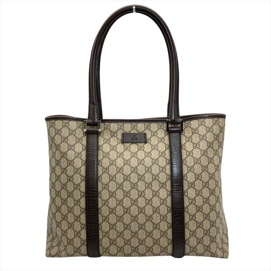 GUCCIトートバッグ 114288 本革 GGスプリーム GUCCI（グッチ） トートバッグ GGスプリームキャンバス 114288