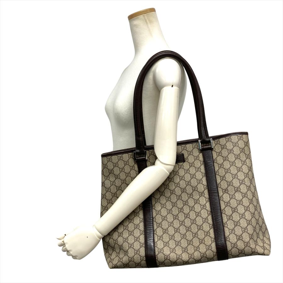 GUCCIトートバッグ 114288 本革 GGスプリーム GUCCI（グッチ） トートバッグ GGスプリームキャンバス 114288