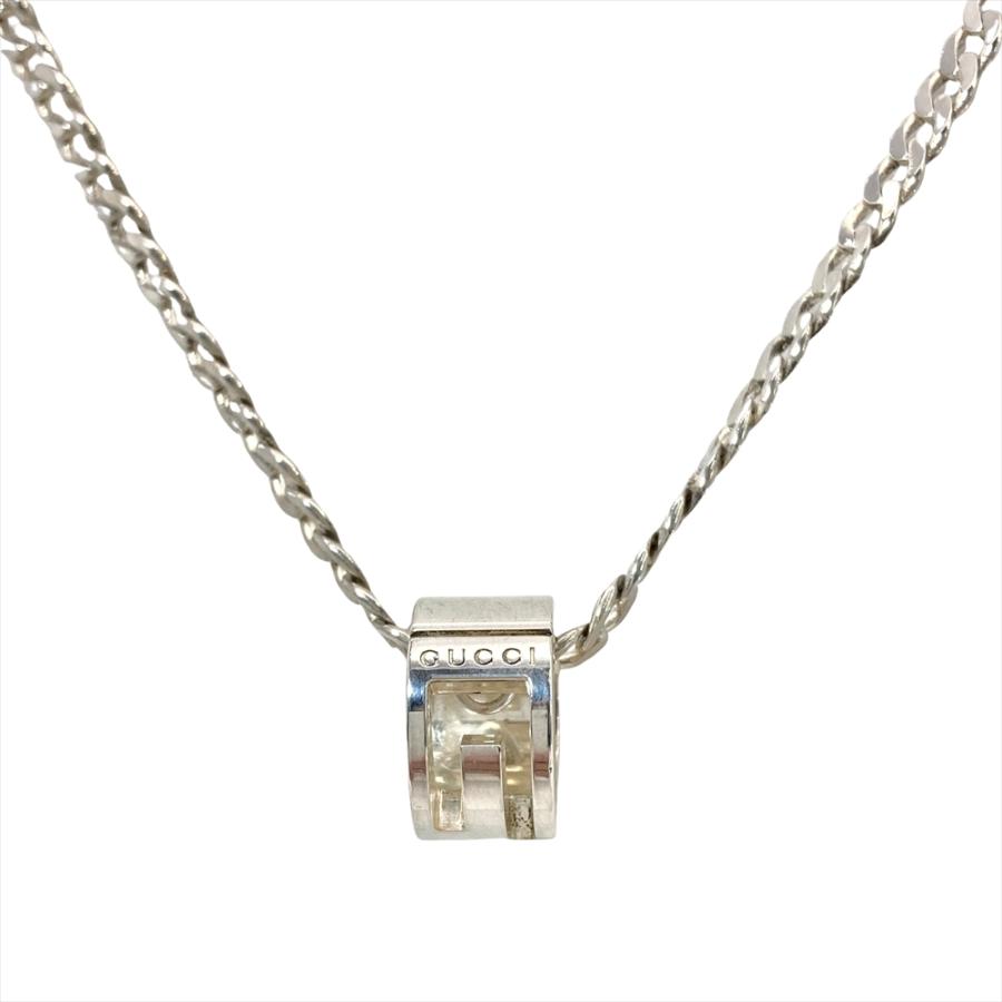 【極美品】GUCCI グッチ プレート カットアウトG ベネチアン ネックレス GUCCI（グッチ） カットアウトG ネックレス SV925 16.9g レディース
