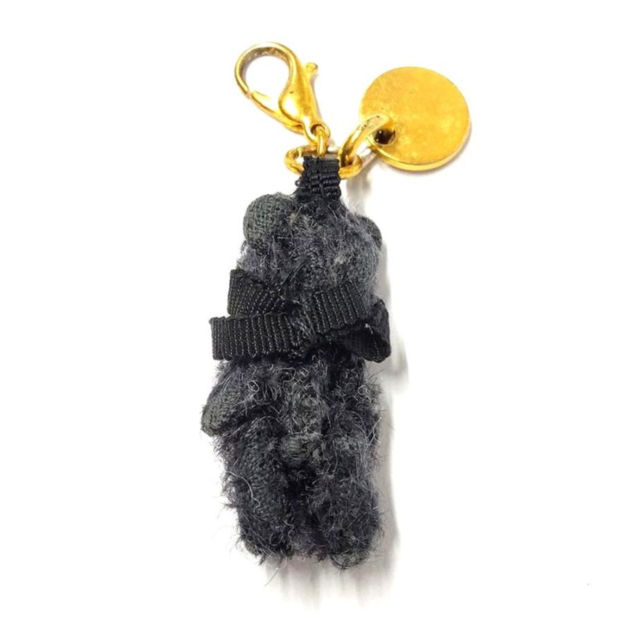 *Jerry®︎　プラダ　Prada ベアキーホルダー 黒 PRADA（プラダ） ベア キーホルダー チャーム ブラック ゴールド金具