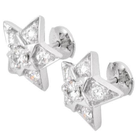 COMETE シャネル CHANEL コメット ダイヤモンド ピアス スター K18WG
