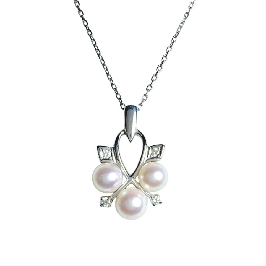 MIKIMOTO パール ネックレス 長さ 45㎝ 珠サイズ 約6.5mm 総重量28.3g