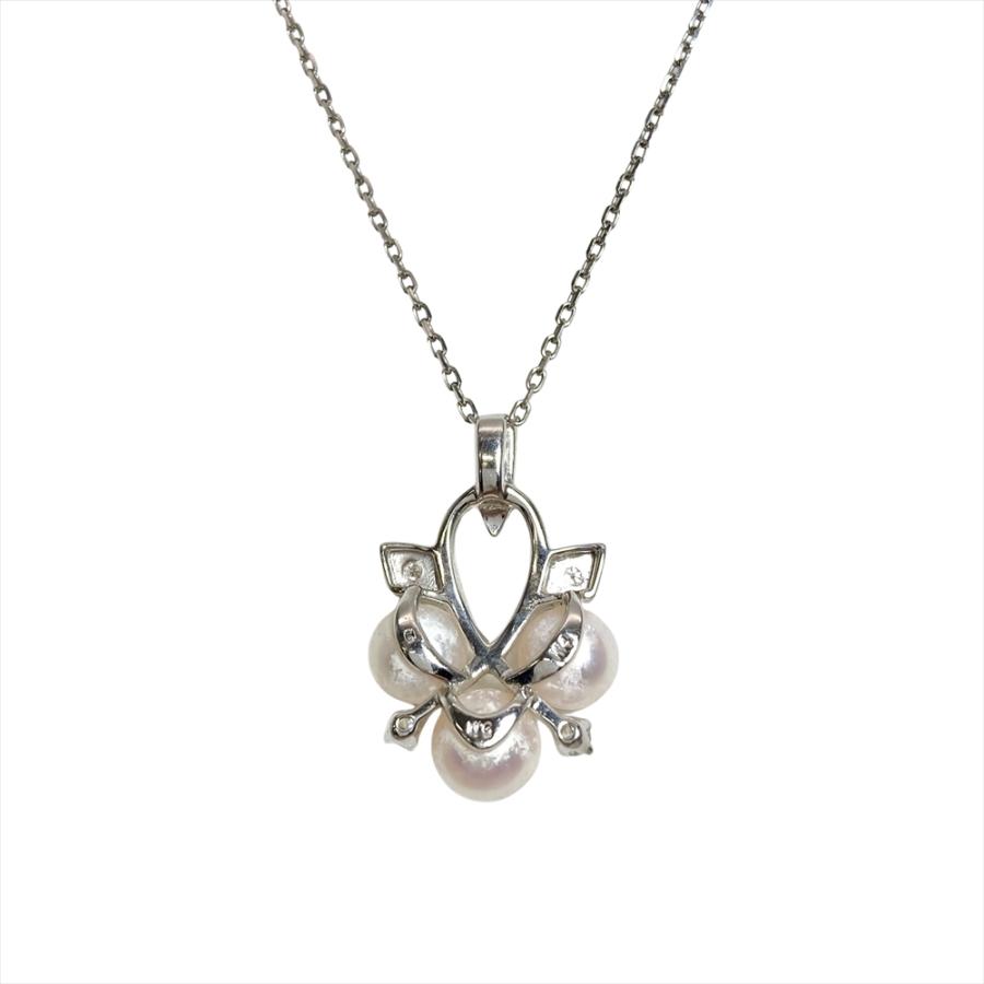 MIKIMOTO（ミキモト） パール 6.0-6.5mm ネックレス ダイヤモンド 