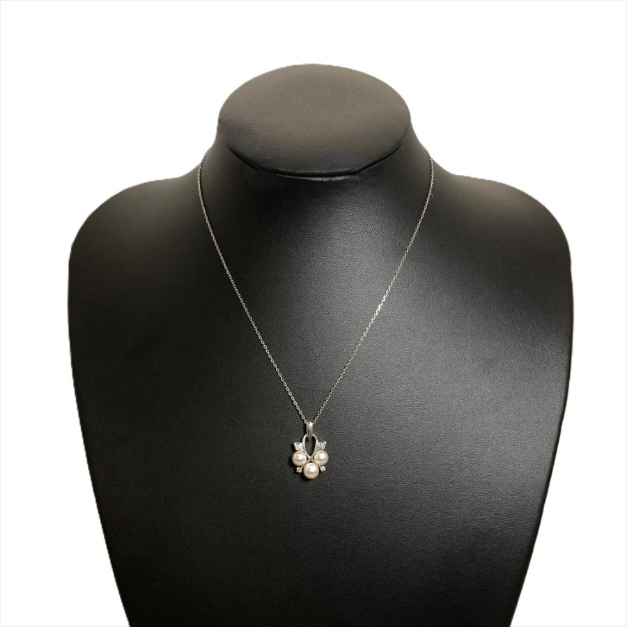 MIKIMOTO（ミキモト） パール 6.0-6.5mm ネックレス ダイヤモンド 