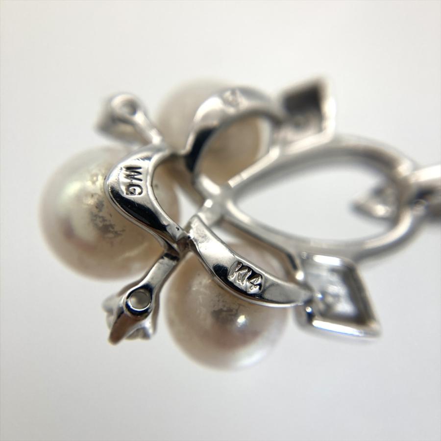 MIKIMOTO（ミキモト） パール 6.0-6.5mm ネックレス ダイヤモンド 