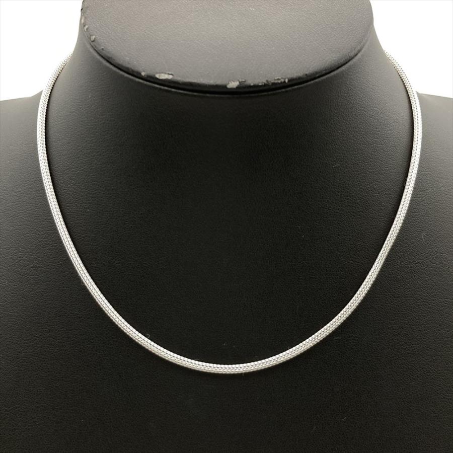 MIKIMOTO（ミキモト） デザイン チェーン ネックレス K18WG 6.8g