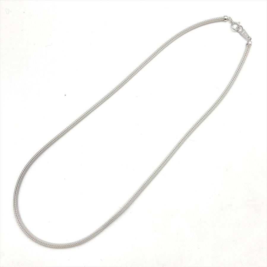 MIKIMOTO（ミキモト） デザイン チェーン ネックレス K18WG 6.8g