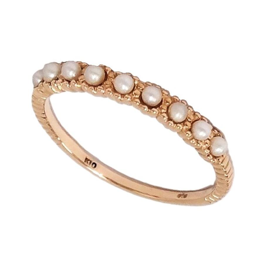 エテ ete パールリング SV925ゴールドメッキ 15号 エテ ete パールリング SV925ゴールドメッキ 15号