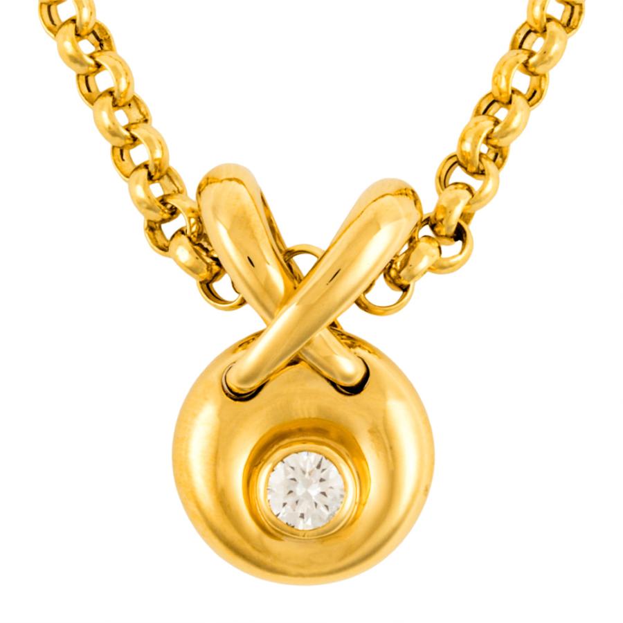 CHAUMET（ショーメ） リアン ネックレス ダイヤモンド K18YG 12.5g