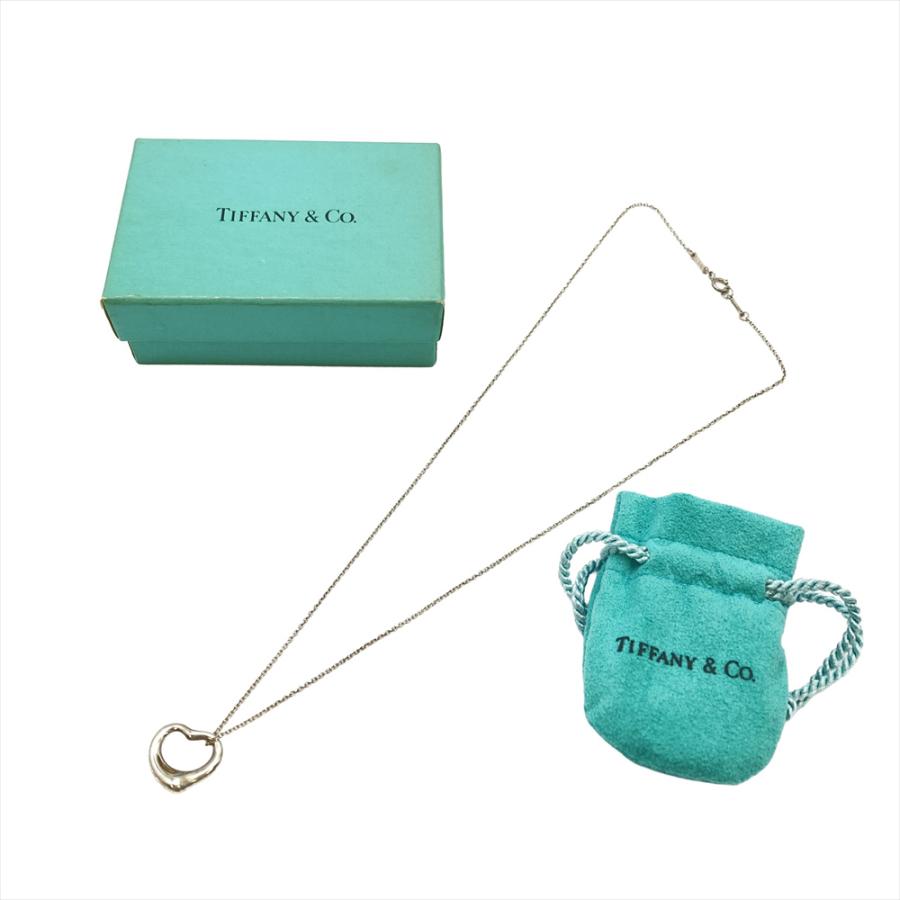 ティファニー TIFFANY オープンハート ペレッティ 10号 SV925 Elsa Peretti ティファニー Tiffany&Co. オープンハート ネックレス