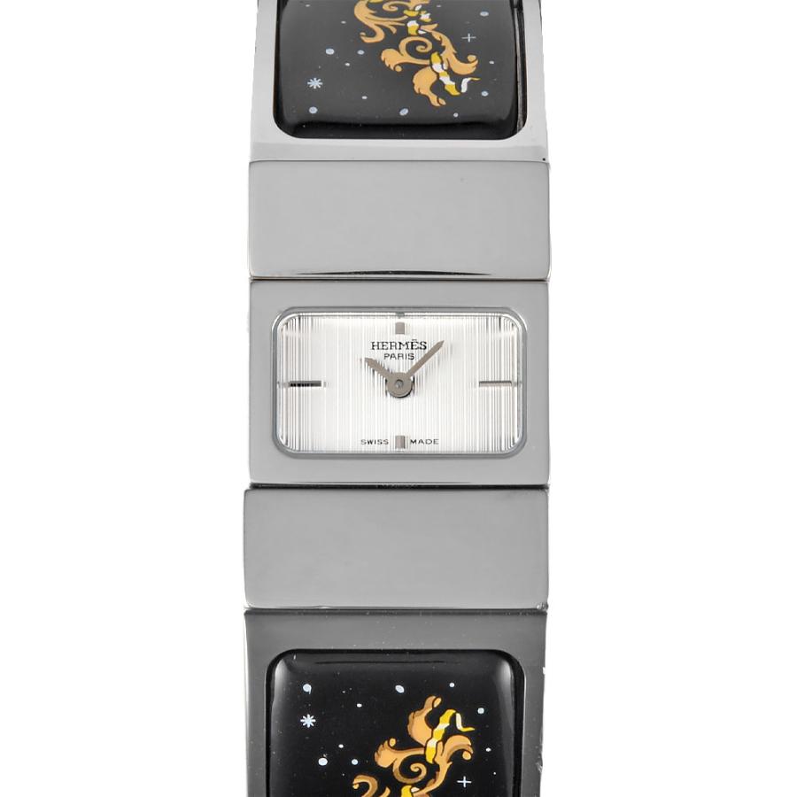 エルメス HERMES LO1.210 ロケ バングルウォッチ 腕時計 クォーツ 