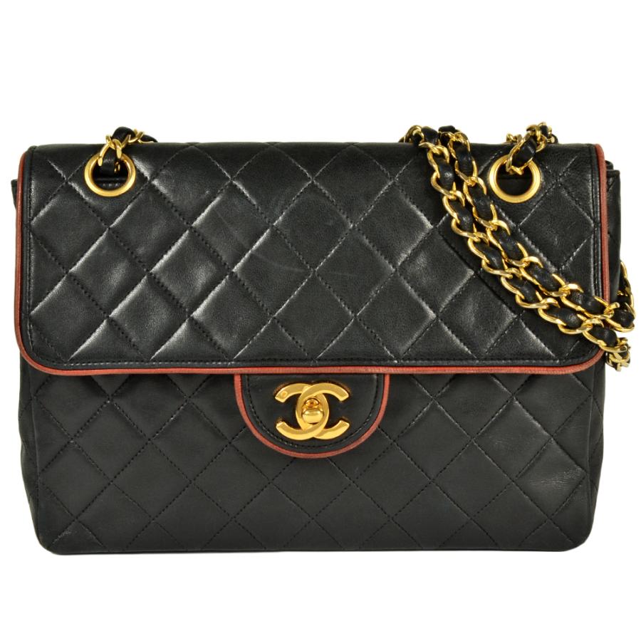 CHANEL✨ラムスキン マトラッセ チェーンショルダーバッグ ココマーク マトラッセ シャネル CHANEL ココマーク チェーン ショルダーバッグ