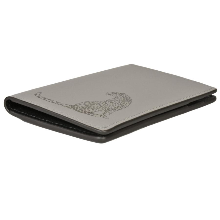 CARTIER カルティエ パンテール　ケース Cartier（カルティエ） パンテール カードケース レザー グレー