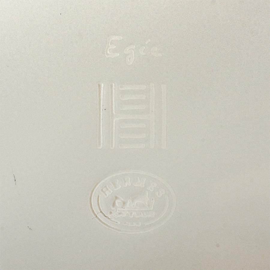 HERMES（エルメス） エーゲ プレート 2枚セット 皿 磁器 ホワイト 22.5