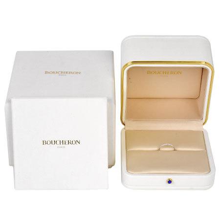 美品ブシュロン エピュール ダイヤモンドリング 1ローK18WG #47(7号) BOUCHERON（ブシュロン） エピュール ダイヤモンド リング 1ロー