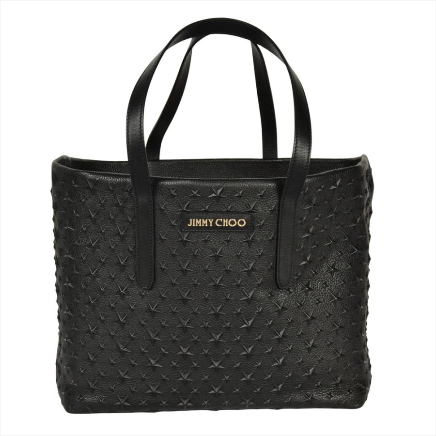 ✨極美品✨ジミーチュウ　ピムリコ　大容量トート　スターエンボス　ブラック　レザー ジミーチュウ JIMMY CHOO スター エンボス トートバッグ レザー