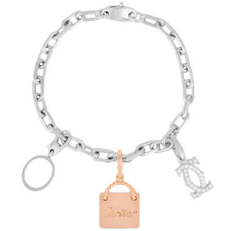 Cartier カルティエ スパルタカス ブレスレット チャーム3個付 Cartier カルティエ スパルタカス ブレスレット チャーム3個付
